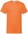 SS20M 61066 Valueweight V Neck T-Shirt Orange colour image